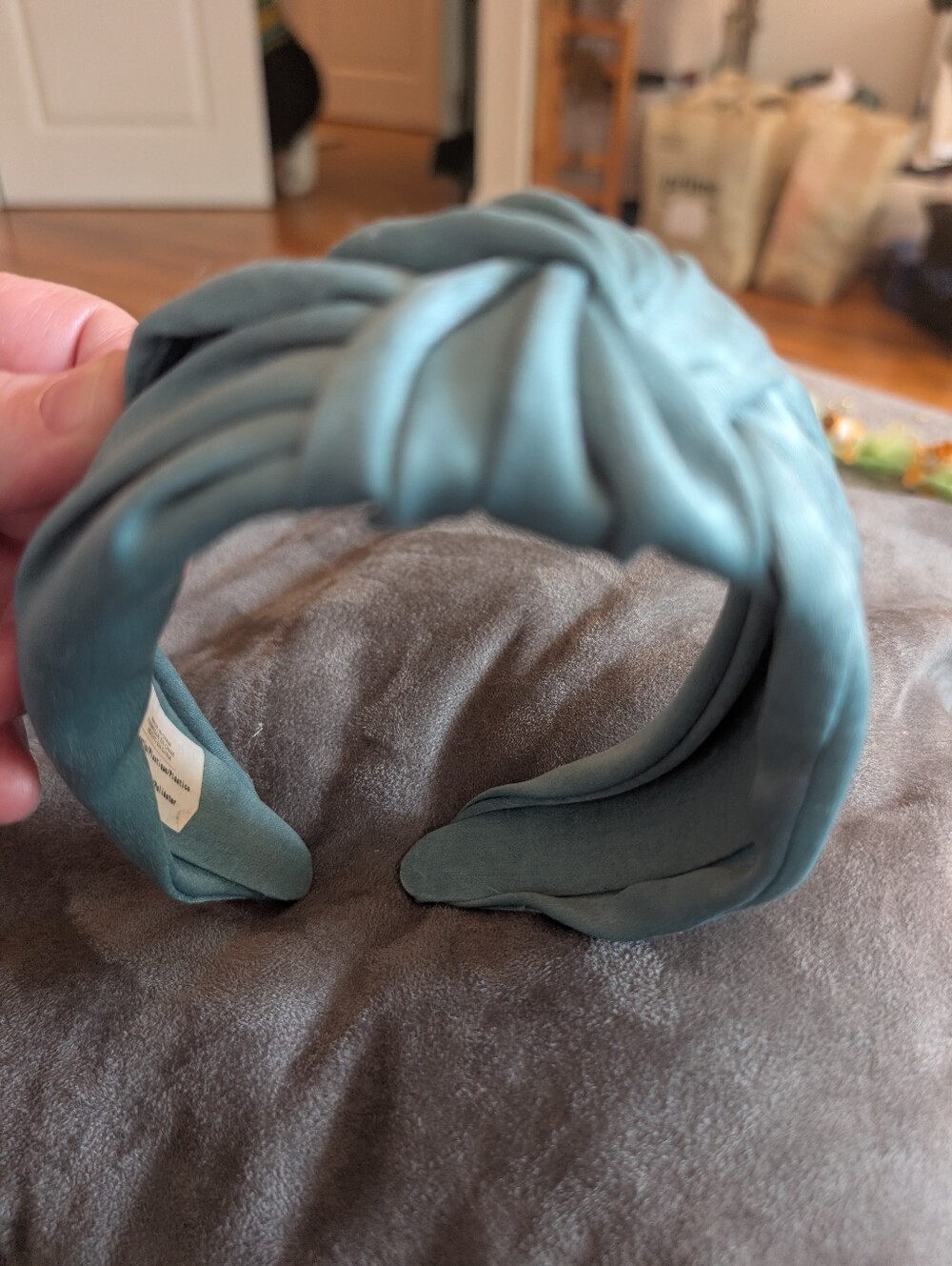 Anthropologie Satin Top Knot Headband